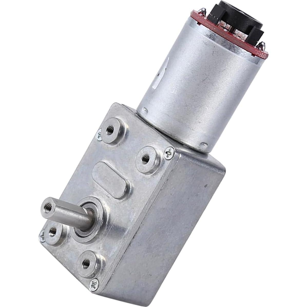 Motor de Engranaje de Gusano DC 12V 10RPM Walfront con Encoder