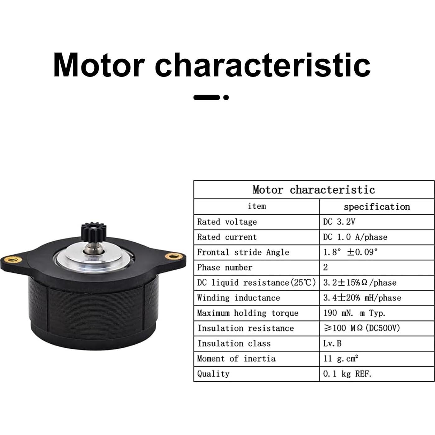 Motor de Extrusión K1C SG Paso a Paso 80g para Impresora 3D