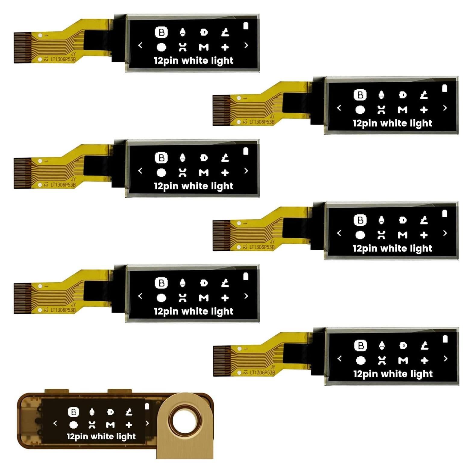 Módulo Pantalla OLED 0.91" Elecsung 128x32 6 Piezas
