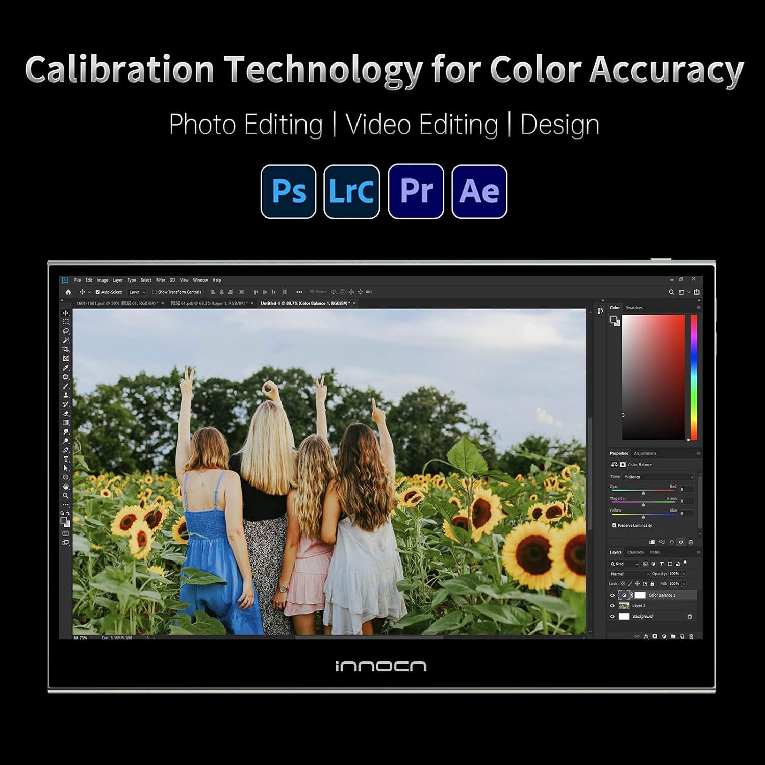 Monitor Portátil INNOCN 13.3" OLED 1080P USB-C HDMI