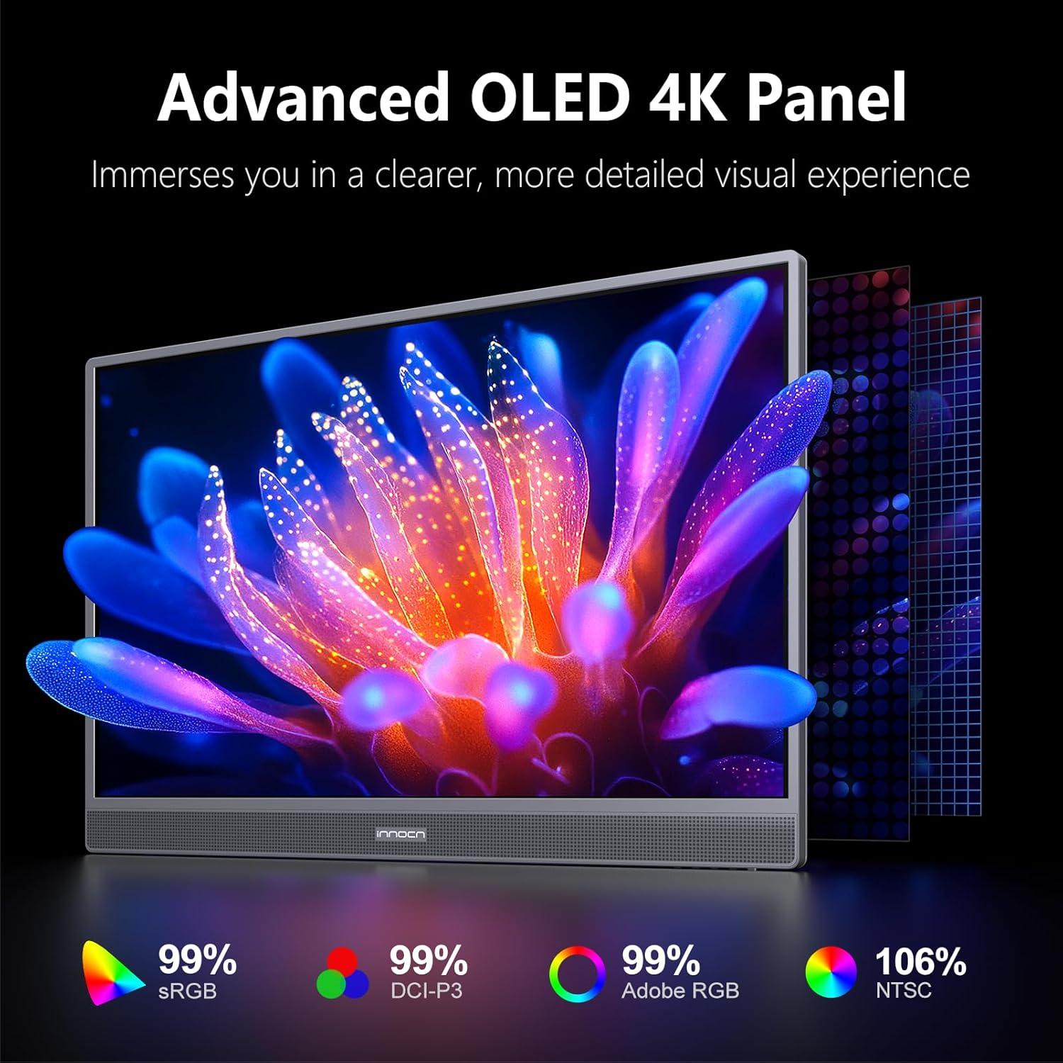 Monitor INNOCN 32" OLED 4K USB-C 90W HDR10 Ajustable