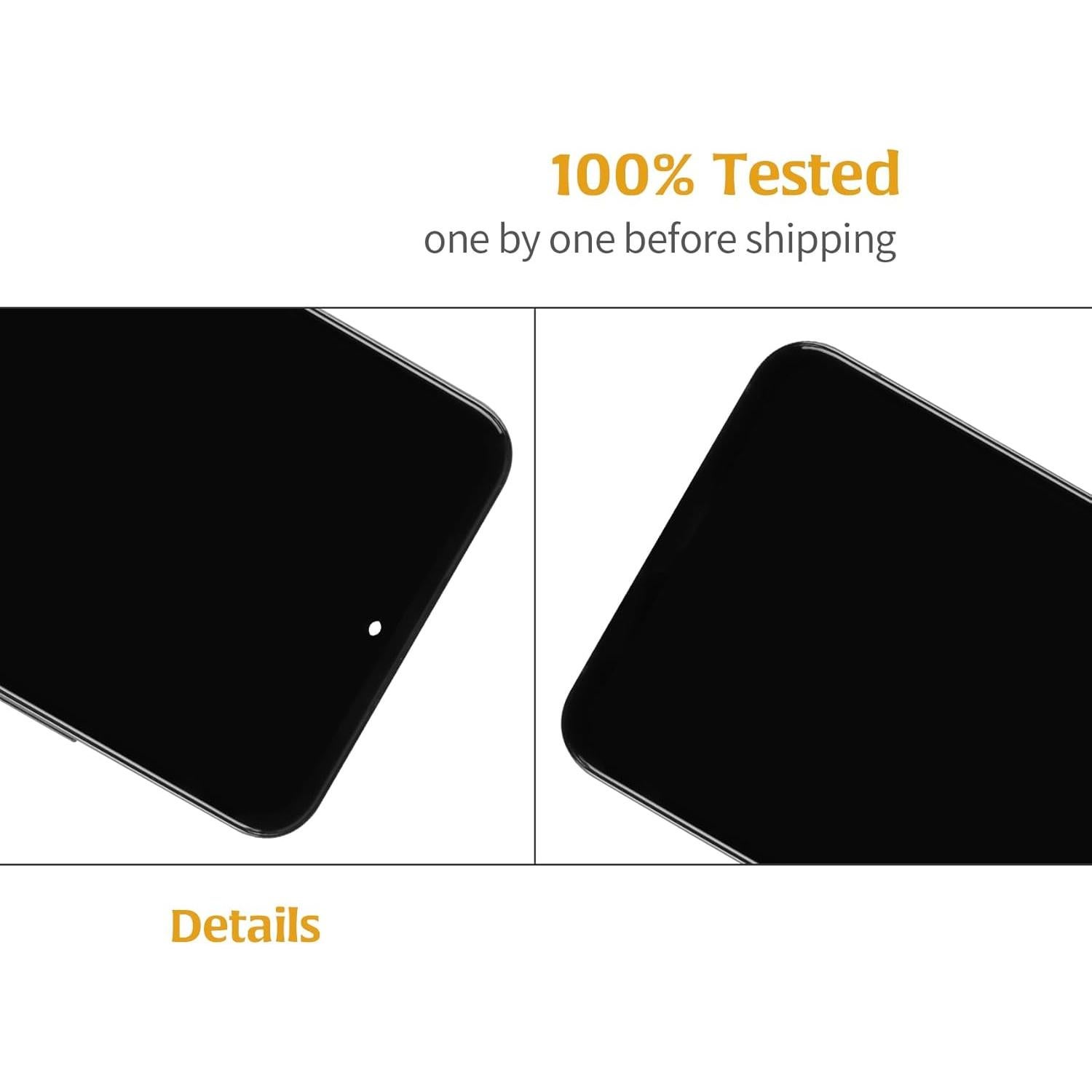 Reemplazo Pantalla LCD OLED con Marco Negro para Samsung S22+