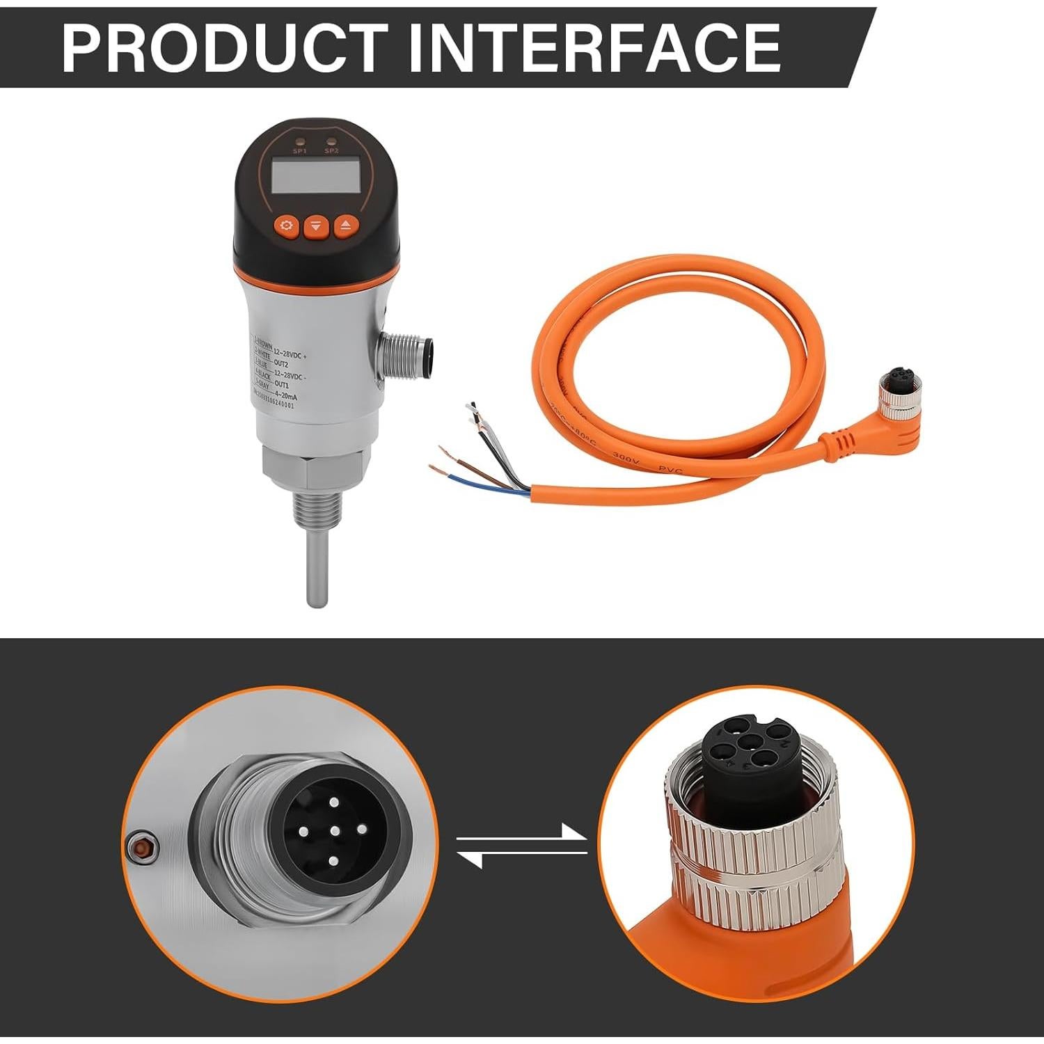 Interruptor de Temperatura Digital Measureman MA317 con Pantalla OLED