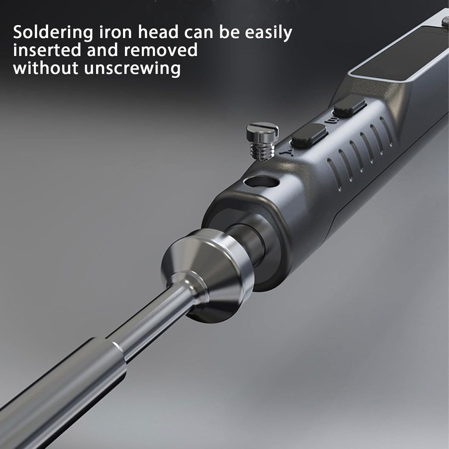 Soldador Eléctrico Portátil KMVOR TS101 USB-C 90W Temperatura 50-400°C