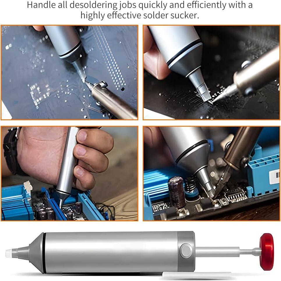 Kit de Soldador Inalámbrico BAUSATZ 65W Multímetro OLED 450°C