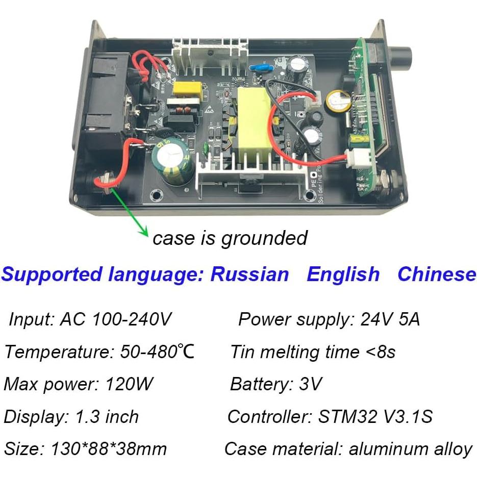 Estación de Soldadura KSGER T12 V3.1S 72W 110-240V OLED