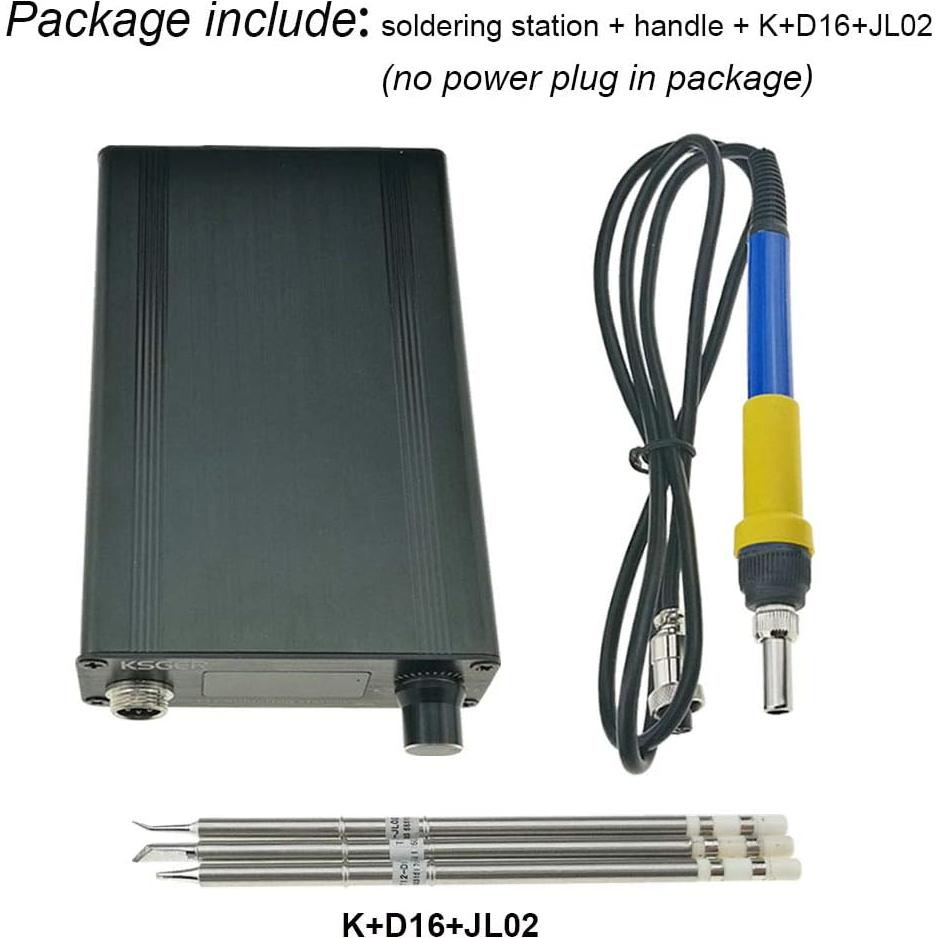 Estación de Soldadura KSGER T12 OLED 75W 150-480°C