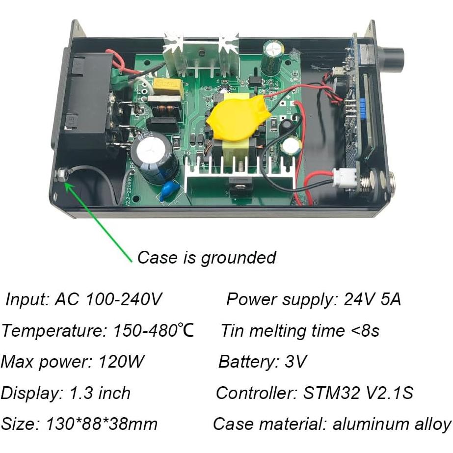 Estación de Soldadura KSGER T12 OLED 75W 150-480°C