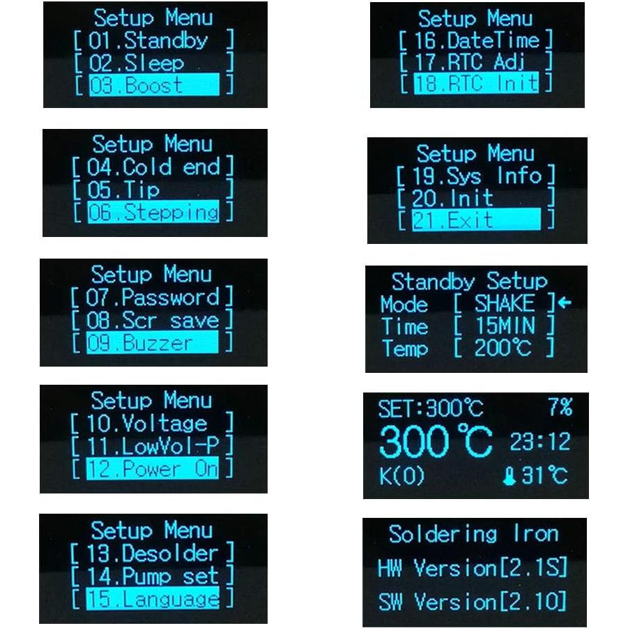 Estación de Soldadura KSGER T12 OLED 75W 150-480°C