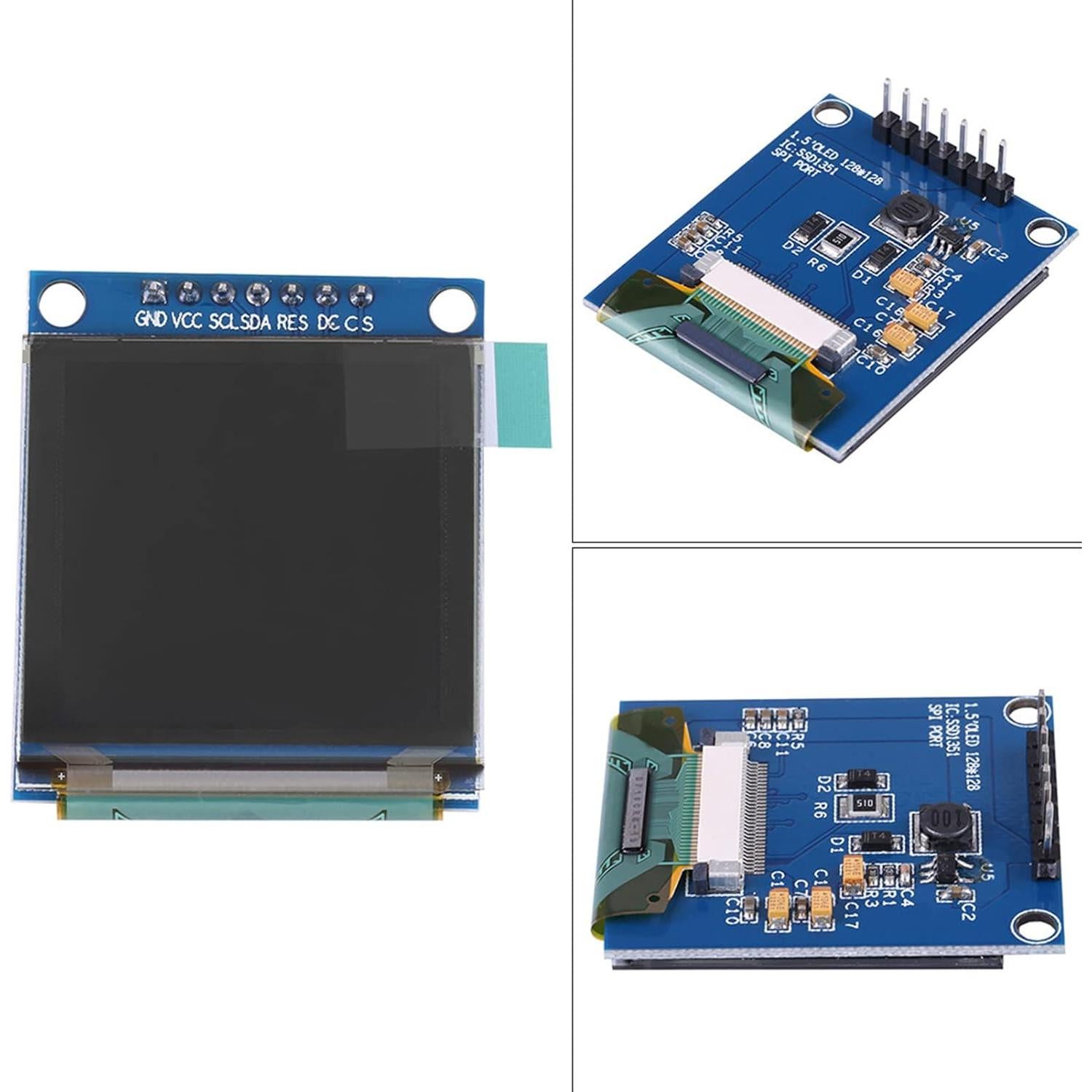 Módulo Pantalla OLED 1.5" Vikye 128x128 Color Serial