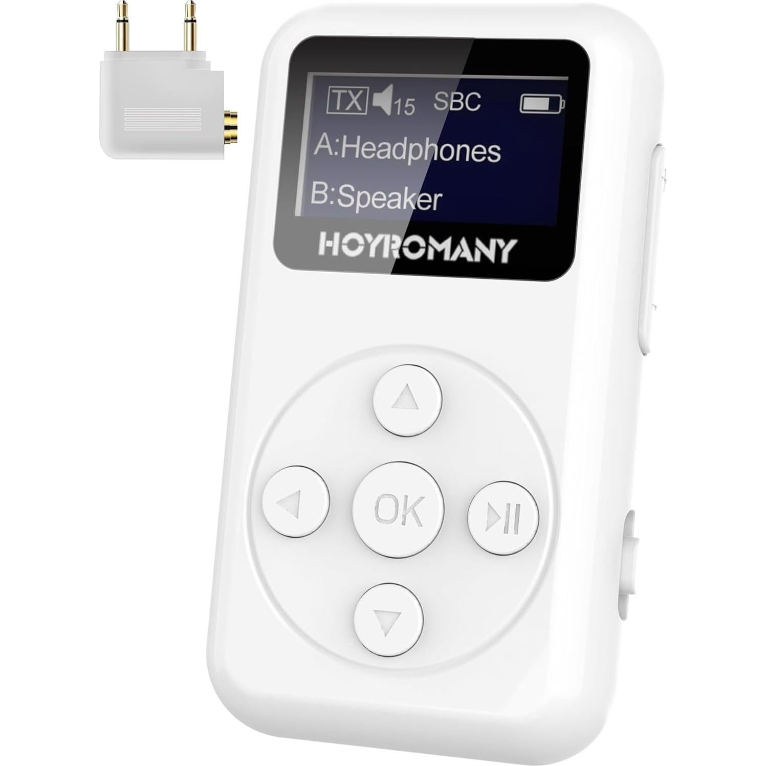 Transmisor Receptor Bluetooth 5.3 Hoyroamny YS100 25H Batería