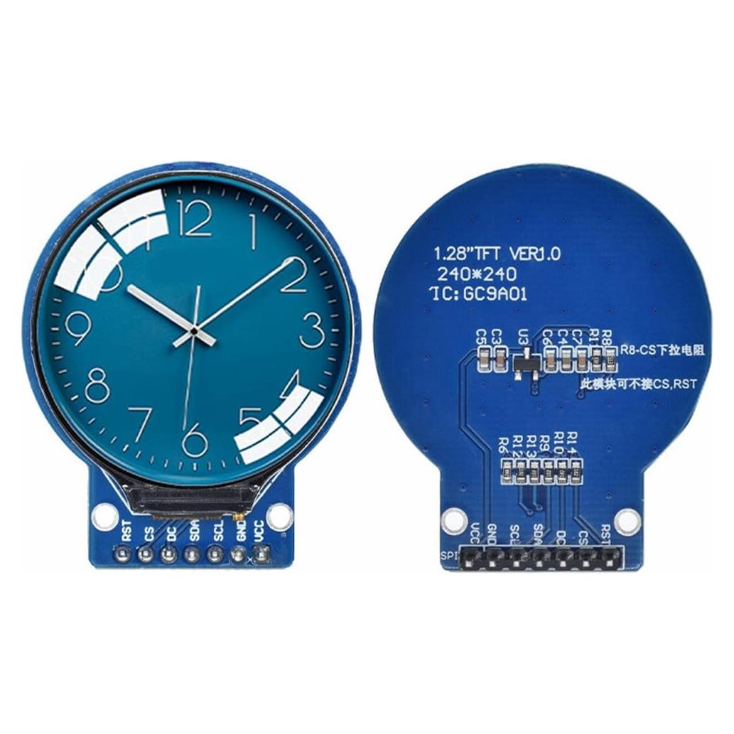 Módulo de Pantalla LCD TFT HiLetgo 1.28" GC9A01 240x240 RGB
