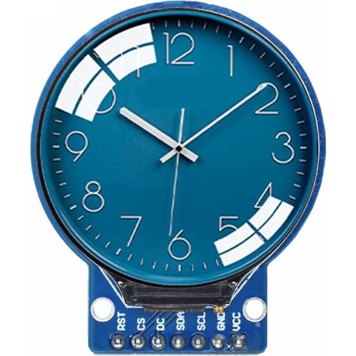 Módulo de Pantalla LCD TFT HiLetgo 1.28" GC9A01 240x240 RGB