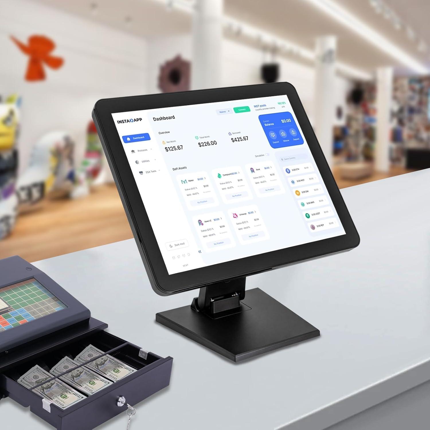 Monitor LCD Táctil 17" ZHLINUO para Sistema POS - Alta Definición