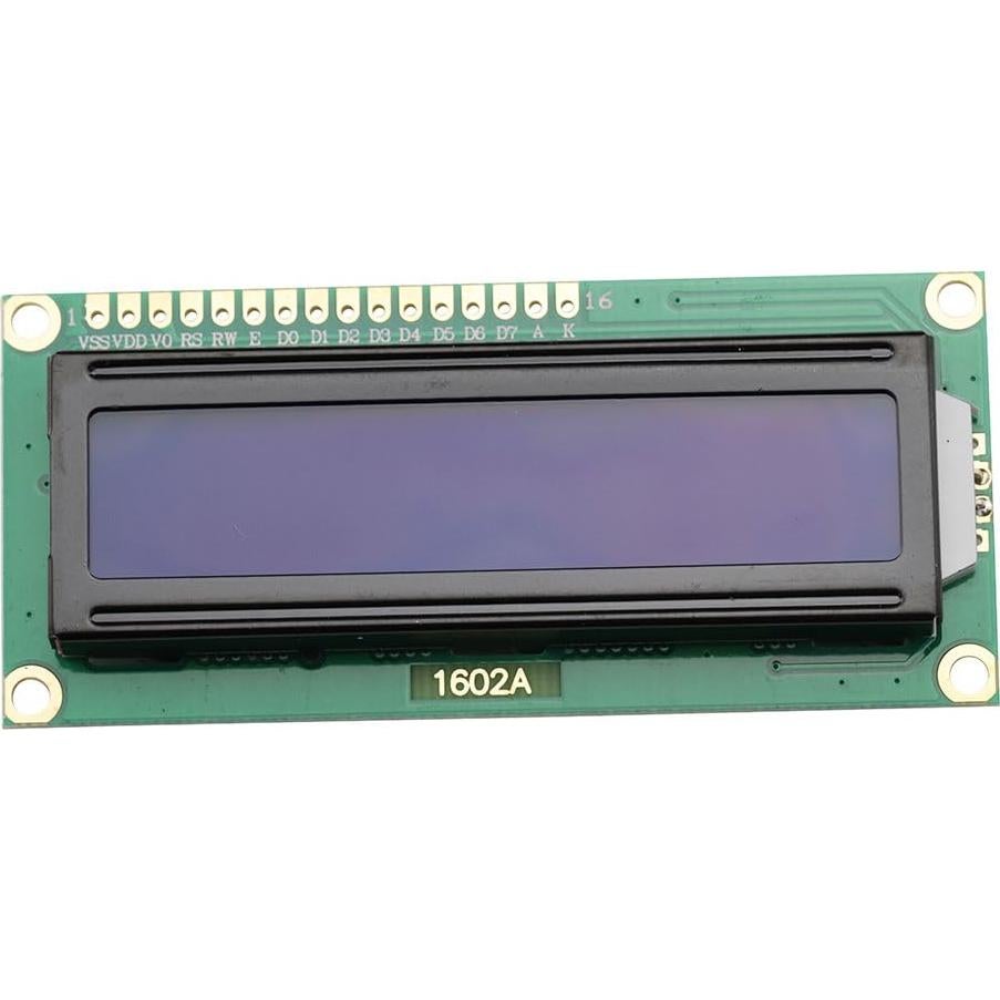 2 Módulos LCD 1602 Azul + 2 Interfaz I2C 8P Macho/Hembra