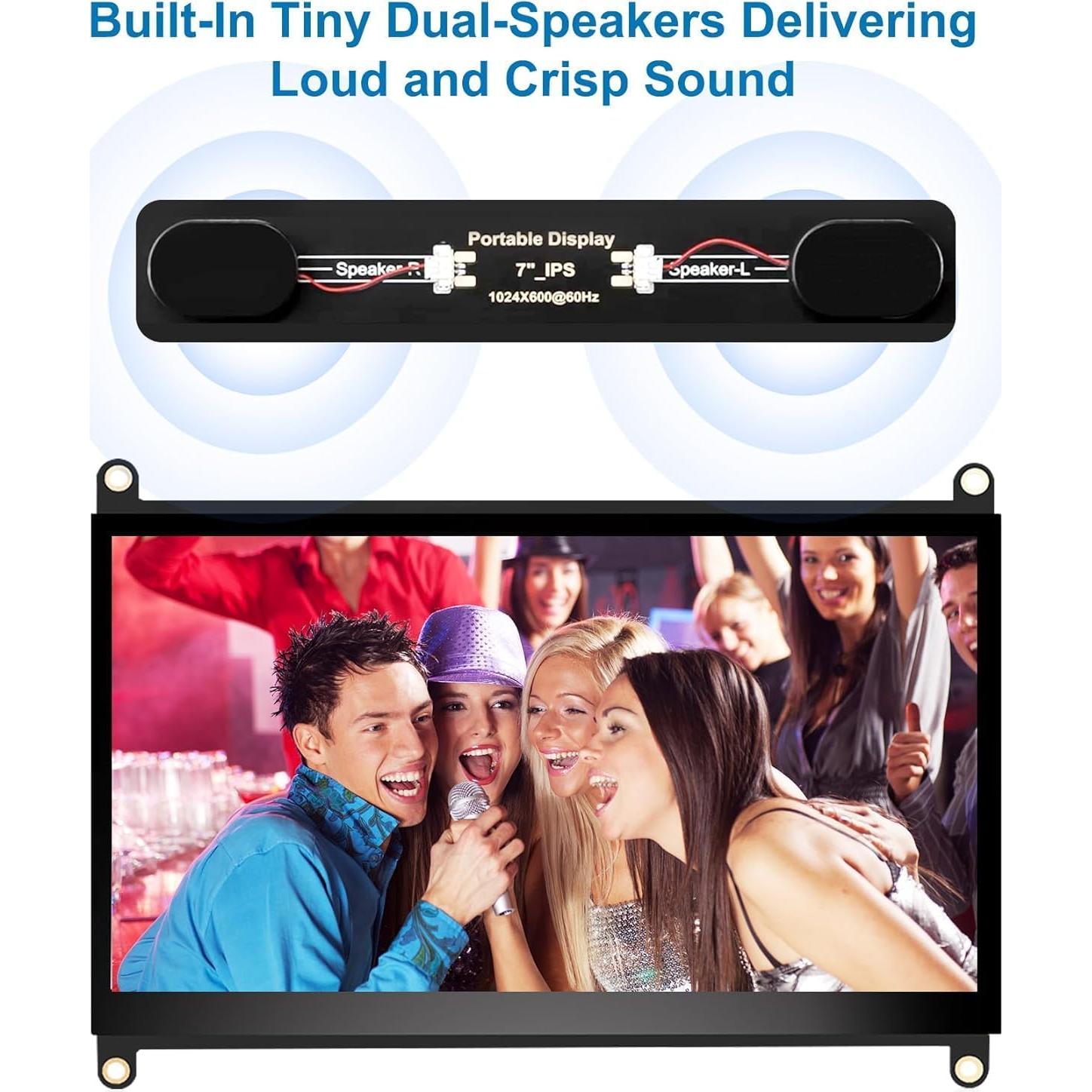 Monitor táctil 7" NLIEOPDA CX-070-A2 HD 1024x600 IPS