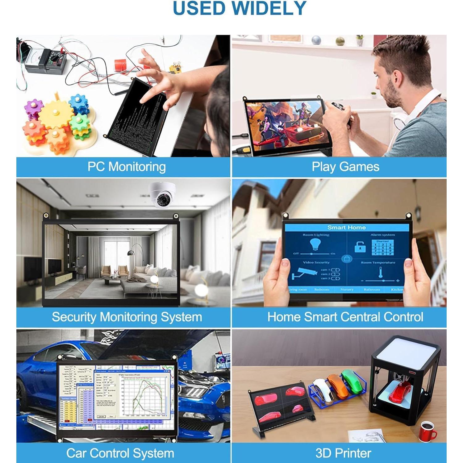 Monitor táctil 7" NLIEOPDA CX-070-A2 HD 1024x600 IPS