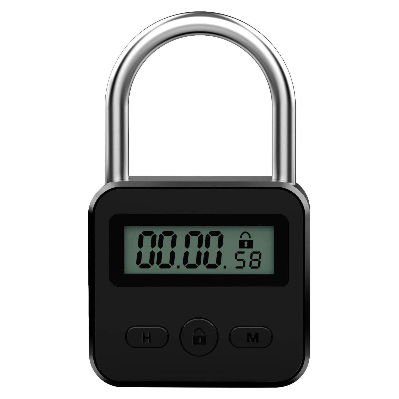 Candado Electrónico Metálico Enajucy con Pantalla LCD Negro