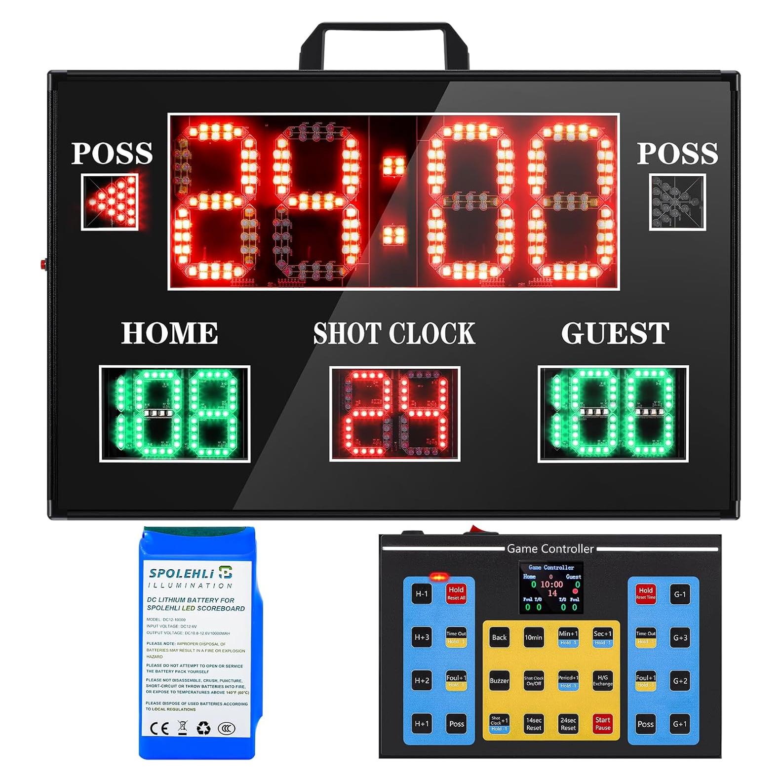 Tablero Electrónico Spolehli 22.4x14.6" LED Inalámbrico