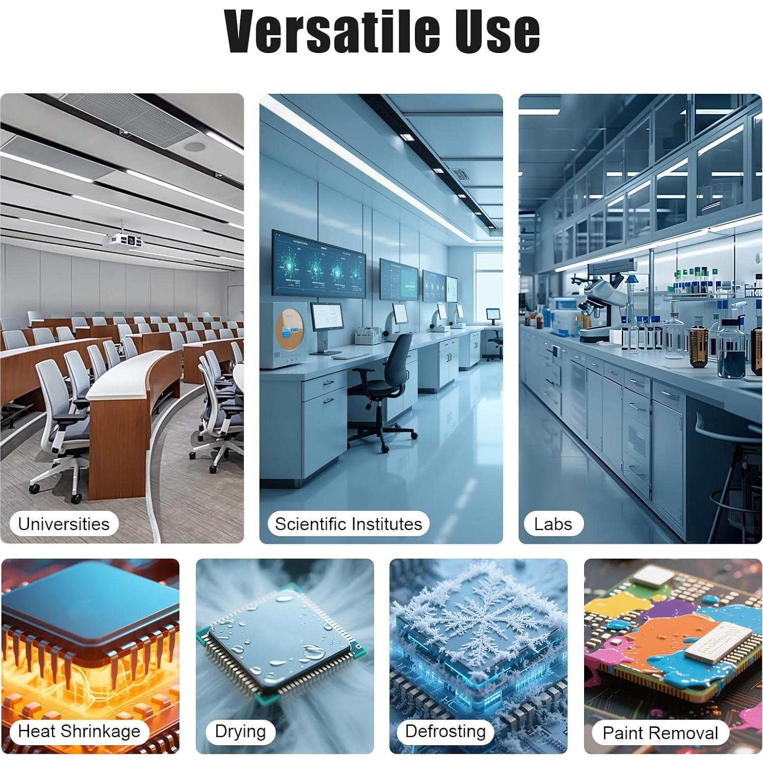 Estación de Retrabajo de Aire Caliente XUFOPLY 1000W 100-500°C