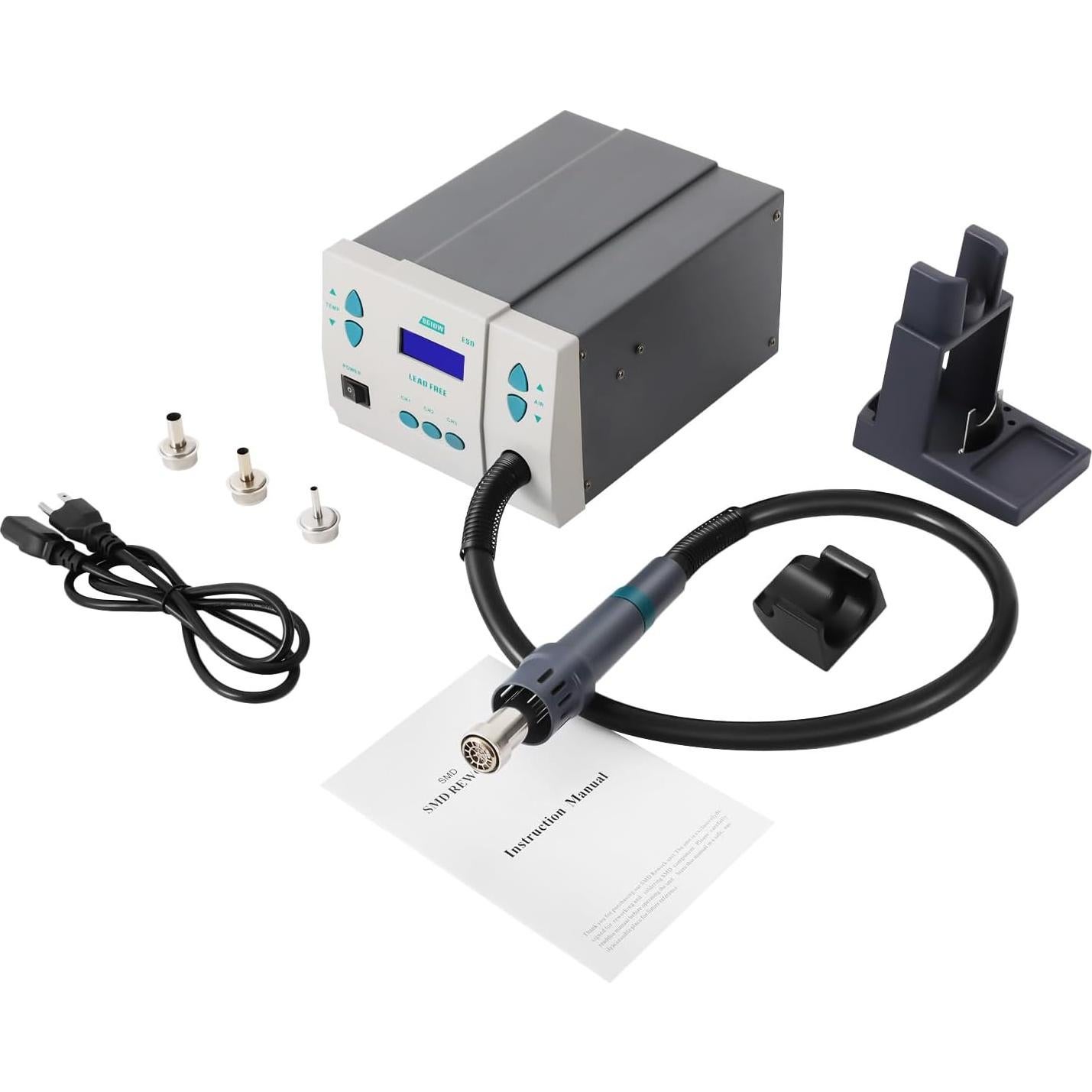 Estación de Retrabajo de Aire Caliente XUFOPLY 1000W 100-500°C