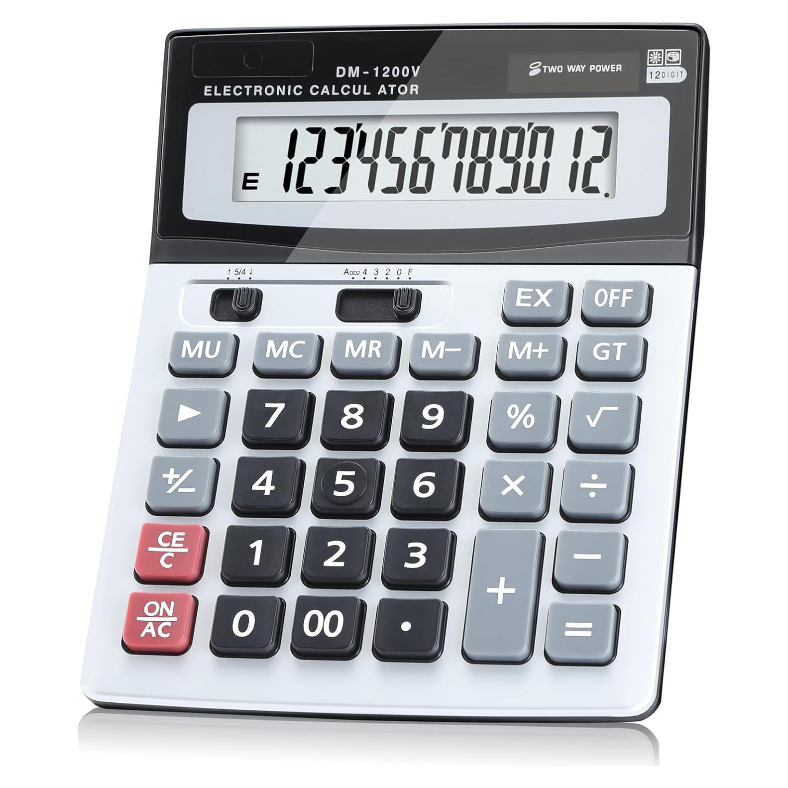 Calculadora de Escritorio Kurulo 12 Dígitos Pantalla Grande