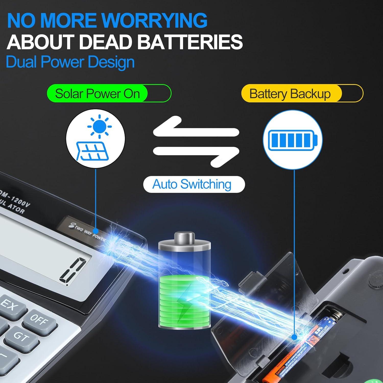 Calculadora de Escritorio Kurulo 12 Dígitos Pantalla Grande