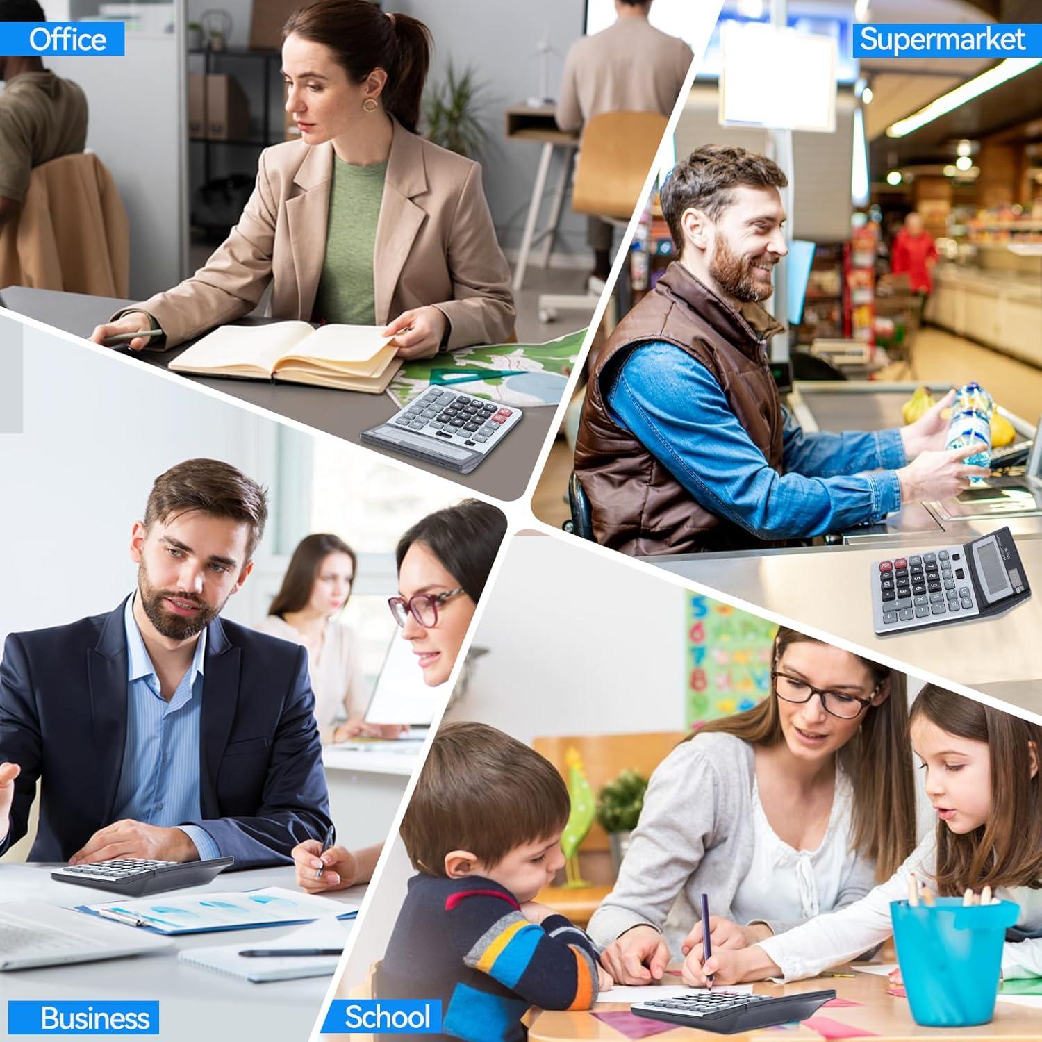 Calculadora de Escritorio Kurulo 12 Dígitos Pantalla Grande