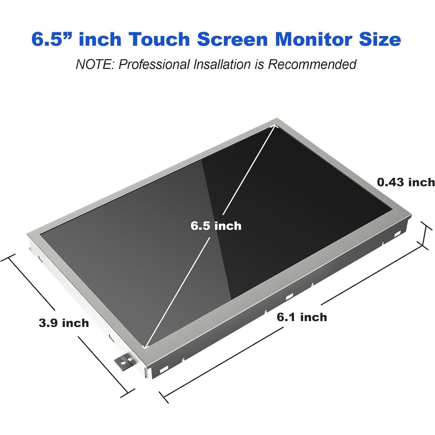 Pantalla Táctil LCD 6.5" Weuaste para Skoda y Volkswagen