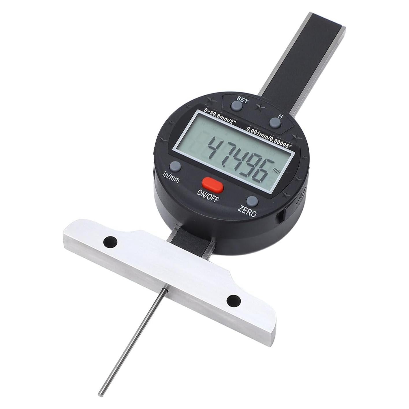 Calibrador de Profundidad Electrónico Srliya 0-50.8mm LCD USB