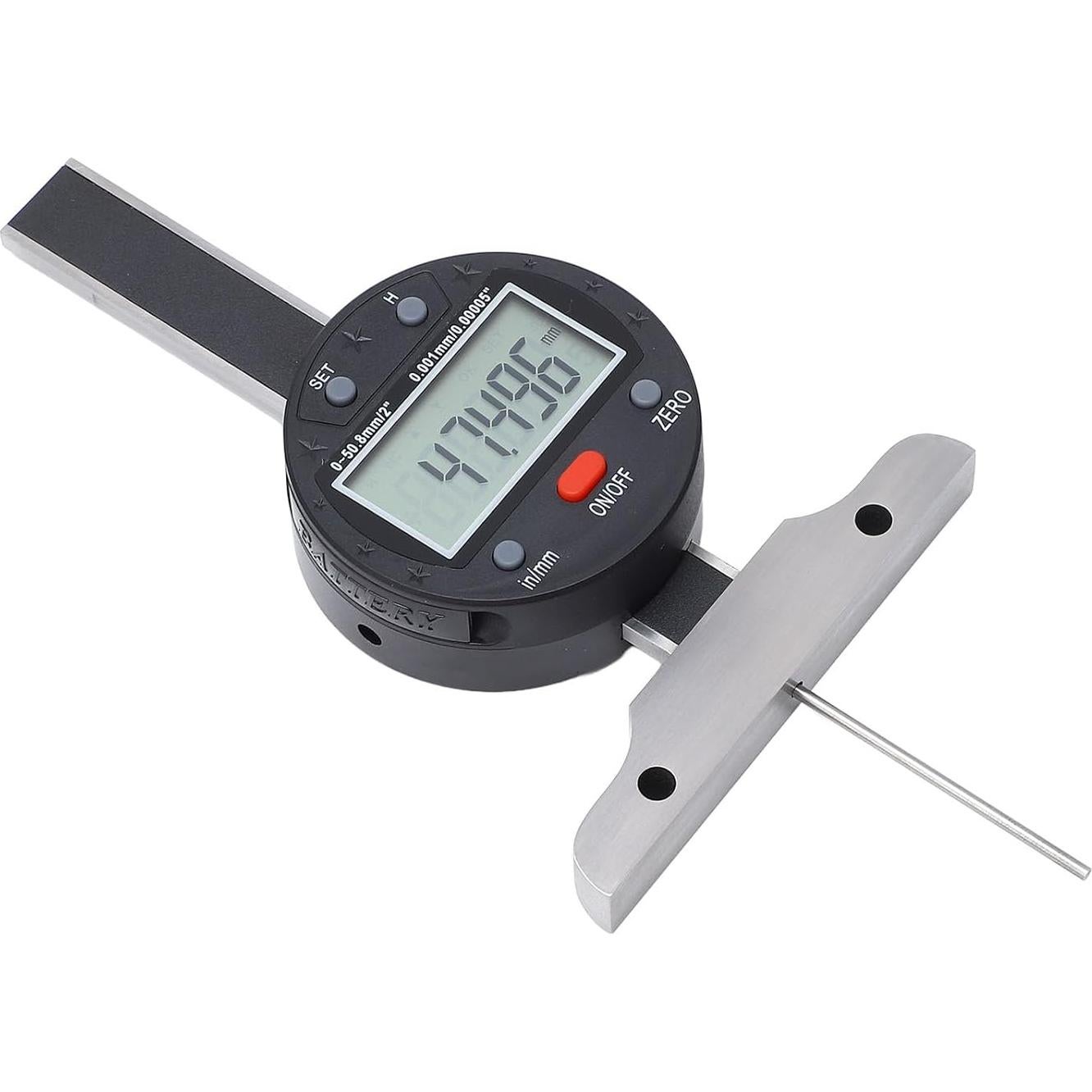 Calibrador de Profundidad Electrónico Srliya 0-50.8mm LCD USB