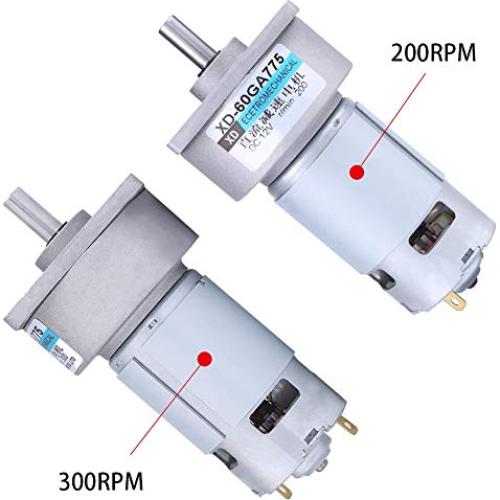 Motor de Engranaje DC Hilitand 60GA775 12V 35W Ajustable 300R