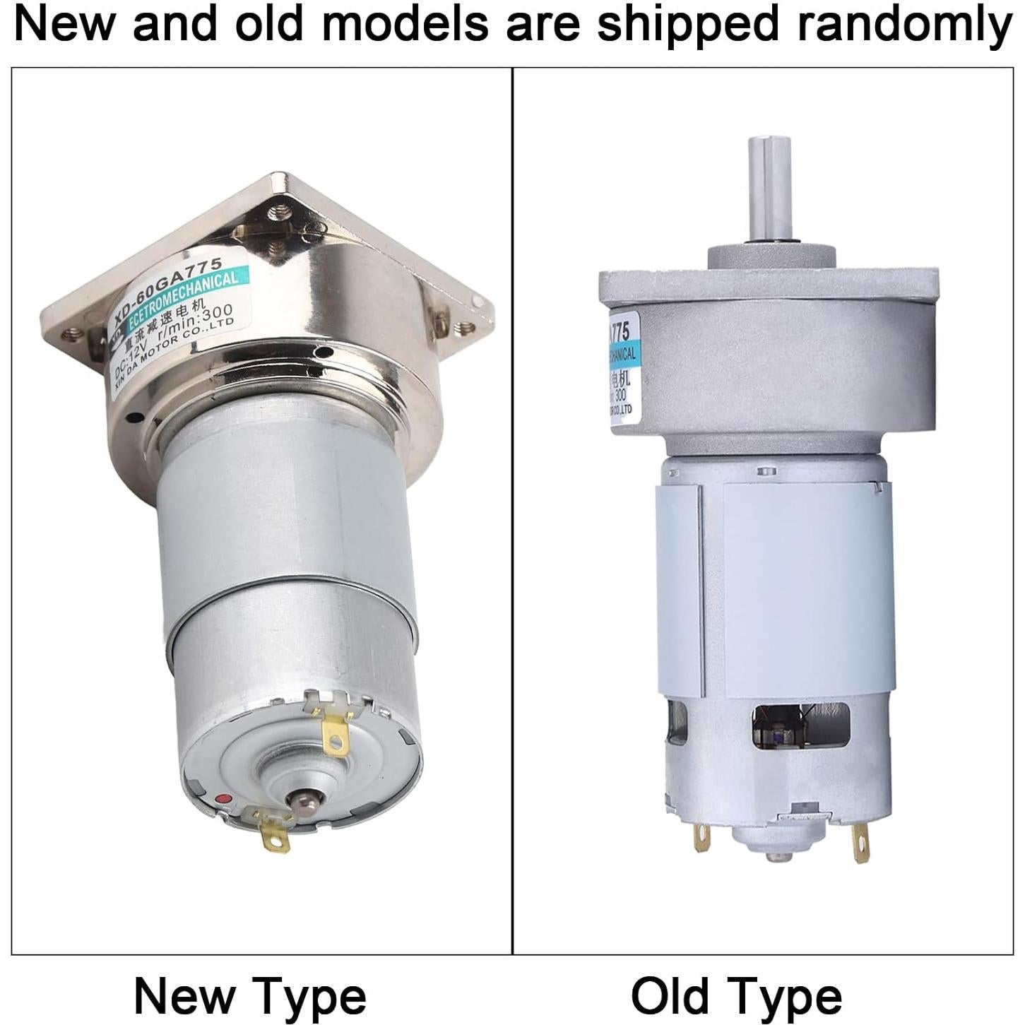 Motor de Engranaje DC Hilitand 60GA775 12V 35W Ajustable 300R