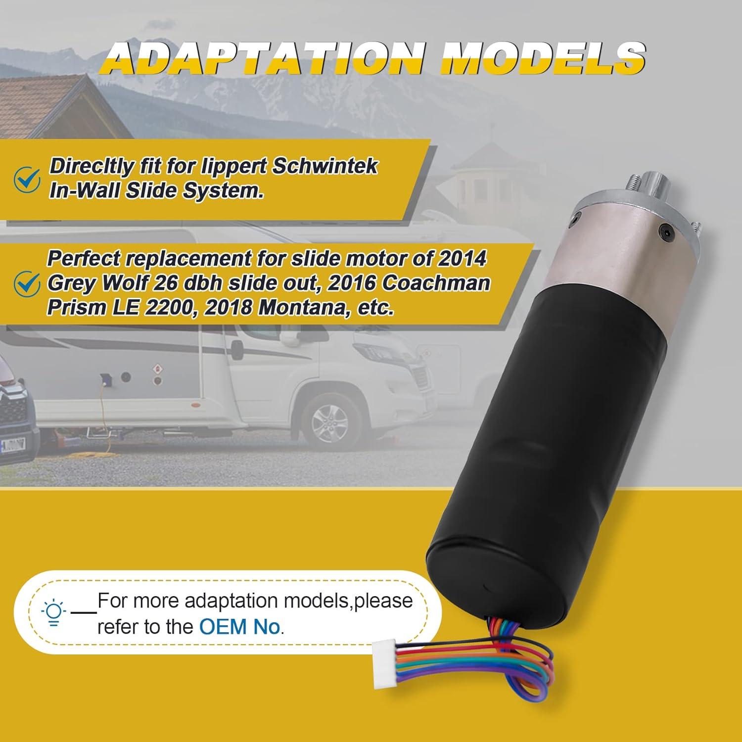 Motor deslizante de pared FHRHRY 236575 12V para RV