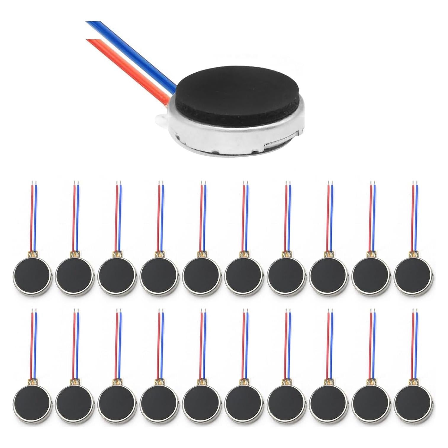 Motores de Vibración Mini Vkinman 10mm DC 3V 12000RPM (20Pcs)