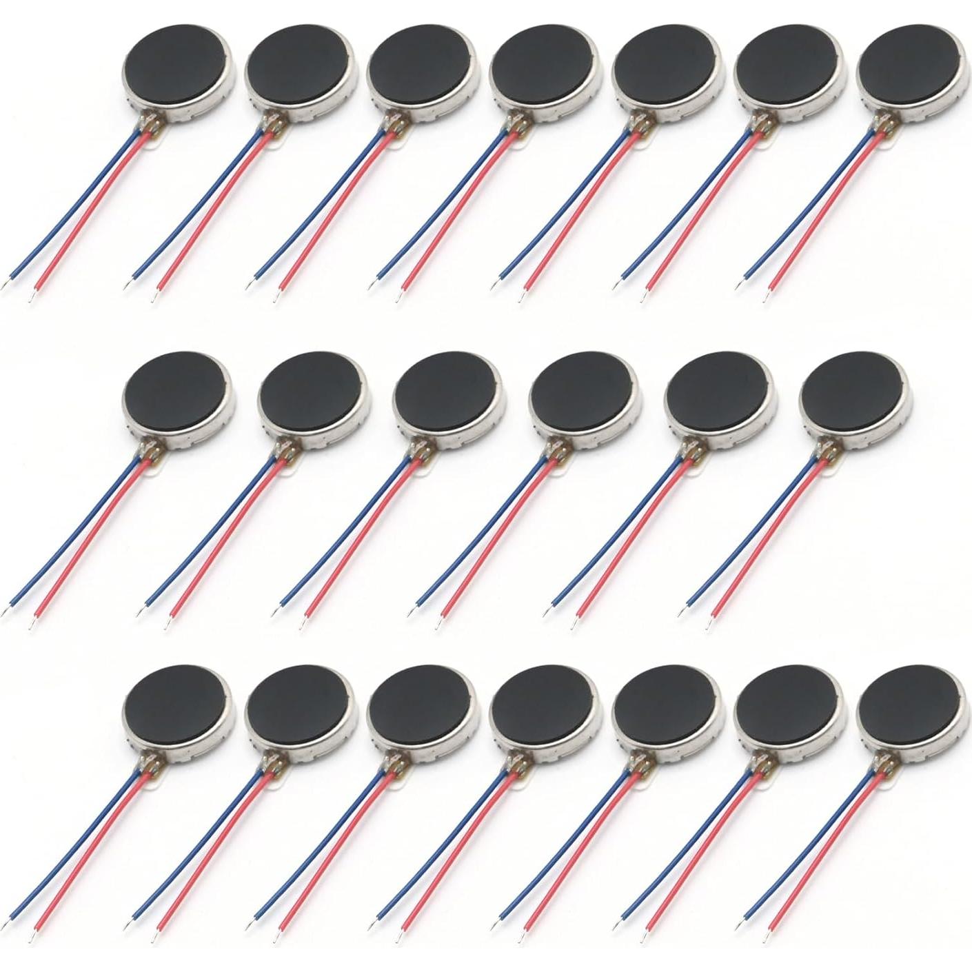 Motores de Vibración Mini Vkinman 10mm DC 3V 12000RPM (20Pcs)