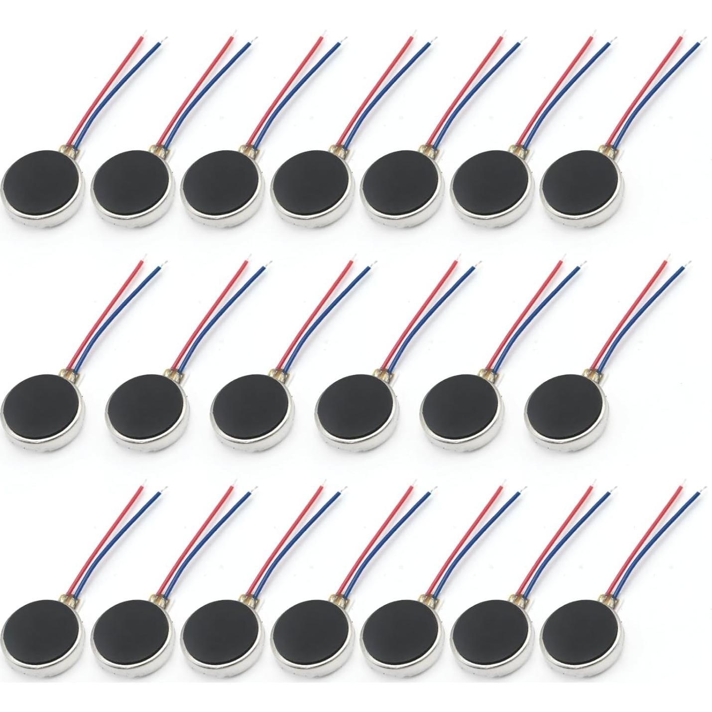 Motores de Vibración Mini Vkinman 10mm DC 3V 12000RPM (20Pcs)