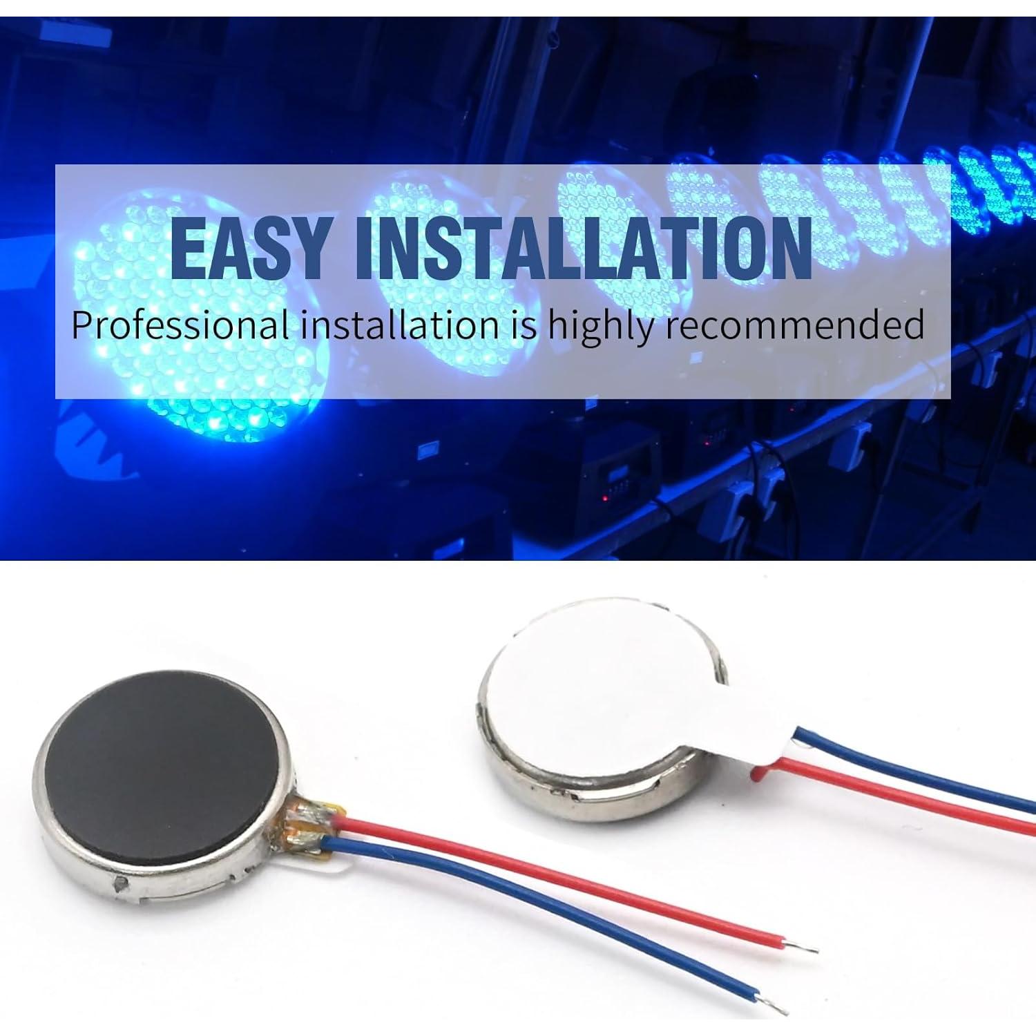 Motores de Vibración Mini Vkinman 10mm DC 3V 12000RPM (20Pcs)