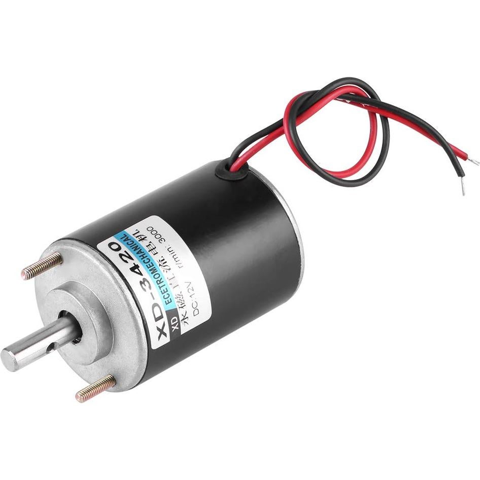 Motor Eléctrico DC 12V Acogedor XD-3420 30W 3500RPM