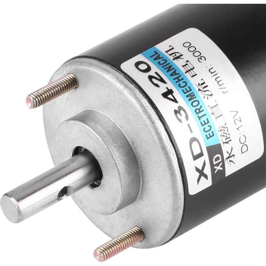 Motor Eléctrico DC 12V Acogedor XD-3420 30W 3500RPM