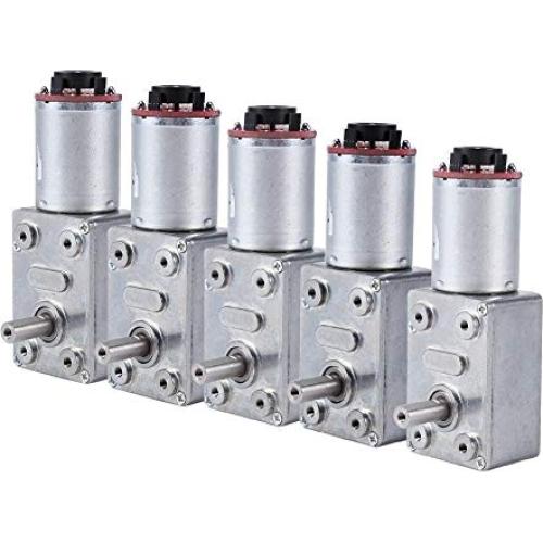 Motor de Reducción de Engranaje Fafeicy 12V 40RPM con Encoder