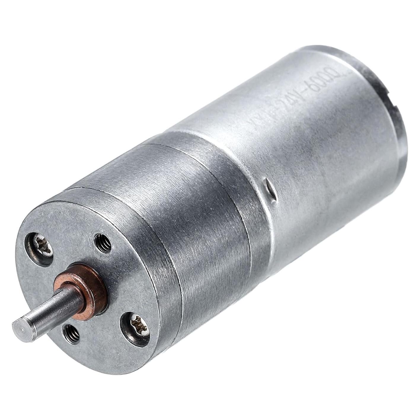 Motor Engranado DC 24V 60RPM MECCANIXITY JGA25-370