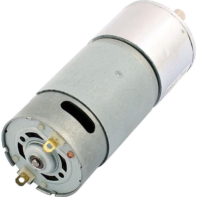 Motor de Engranaje Cilíndrico uxcell DC 12V 200RPM 6mm