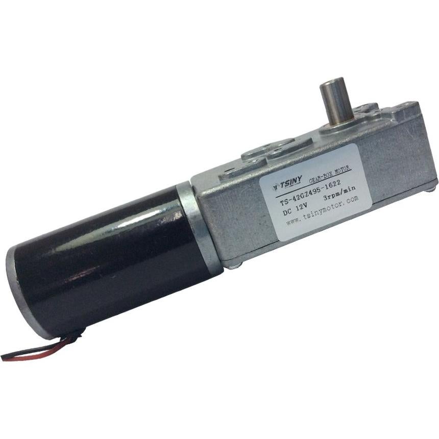 Motor de CC 12V BBQ Driver 3 RPM Engranaje Reversible 8mm