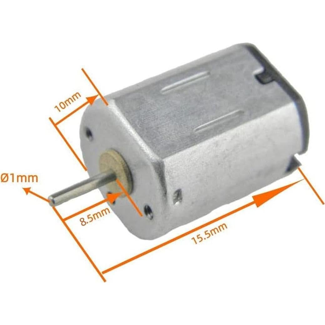 Motor de CC N20 3.7V 23500RPM CHANCS 2PCS Mini