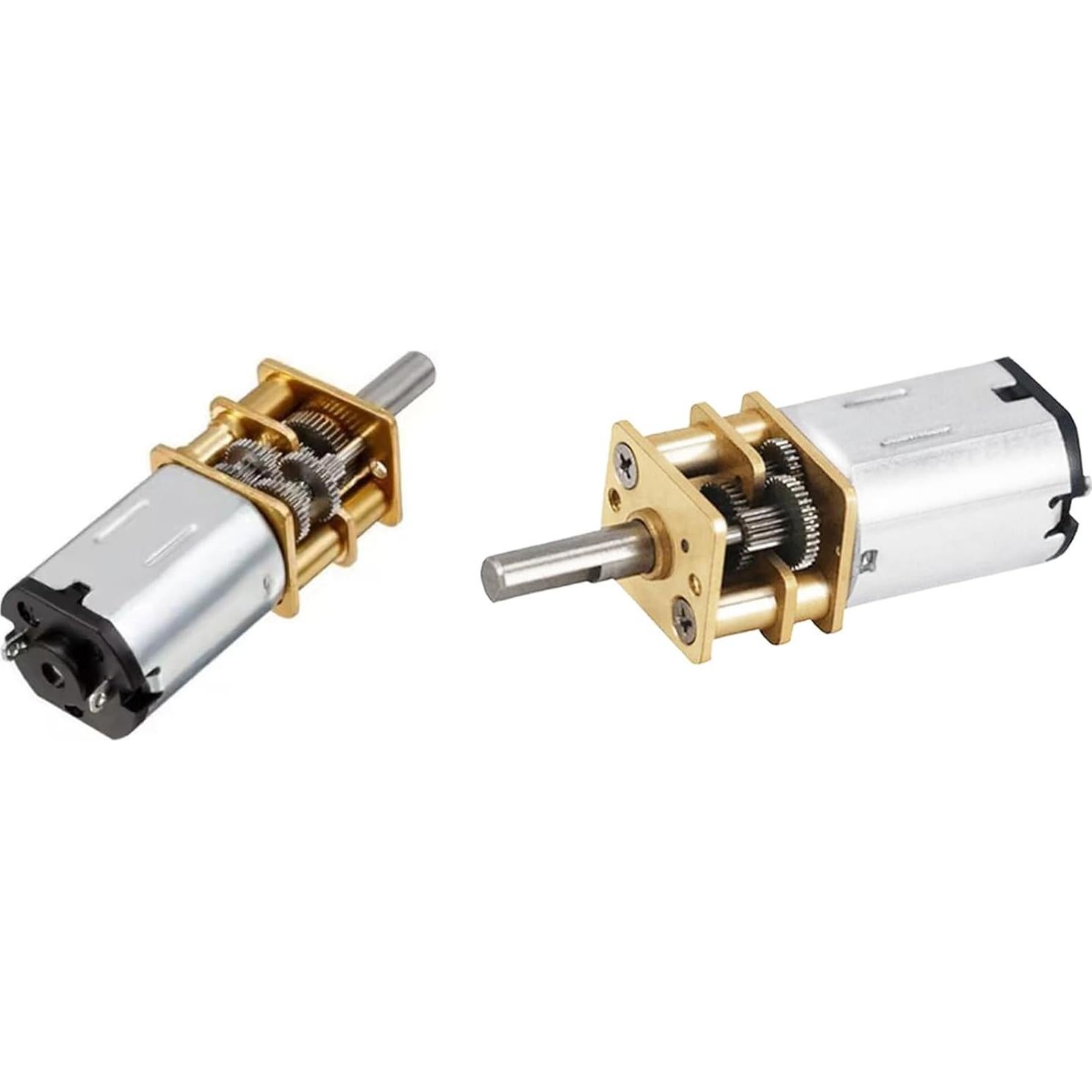 Motor de Engranaje DC 12V 1000RPM GA12-N20 Metal 3mm Eje - 2 Pcs