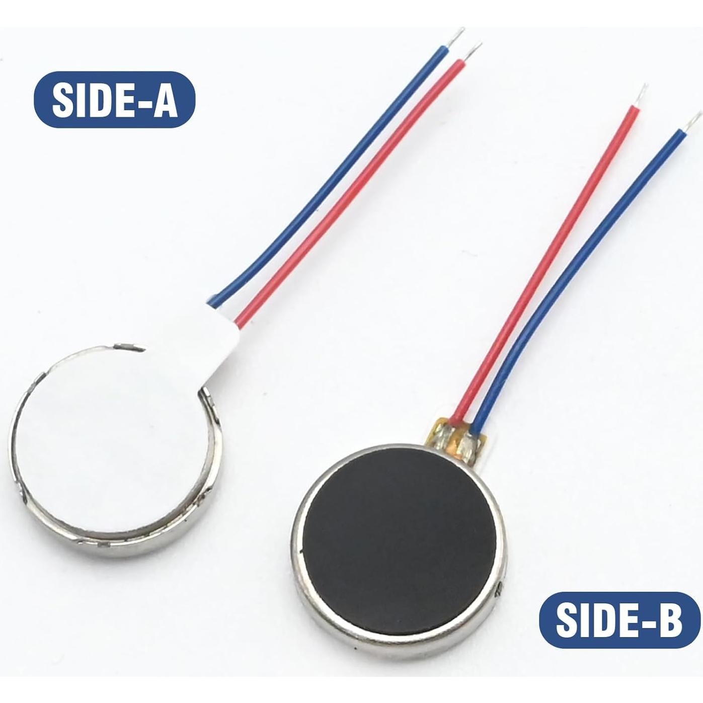 20 Motores de Vibración Micro DC 10mm 3V 12000RPM Vkinman