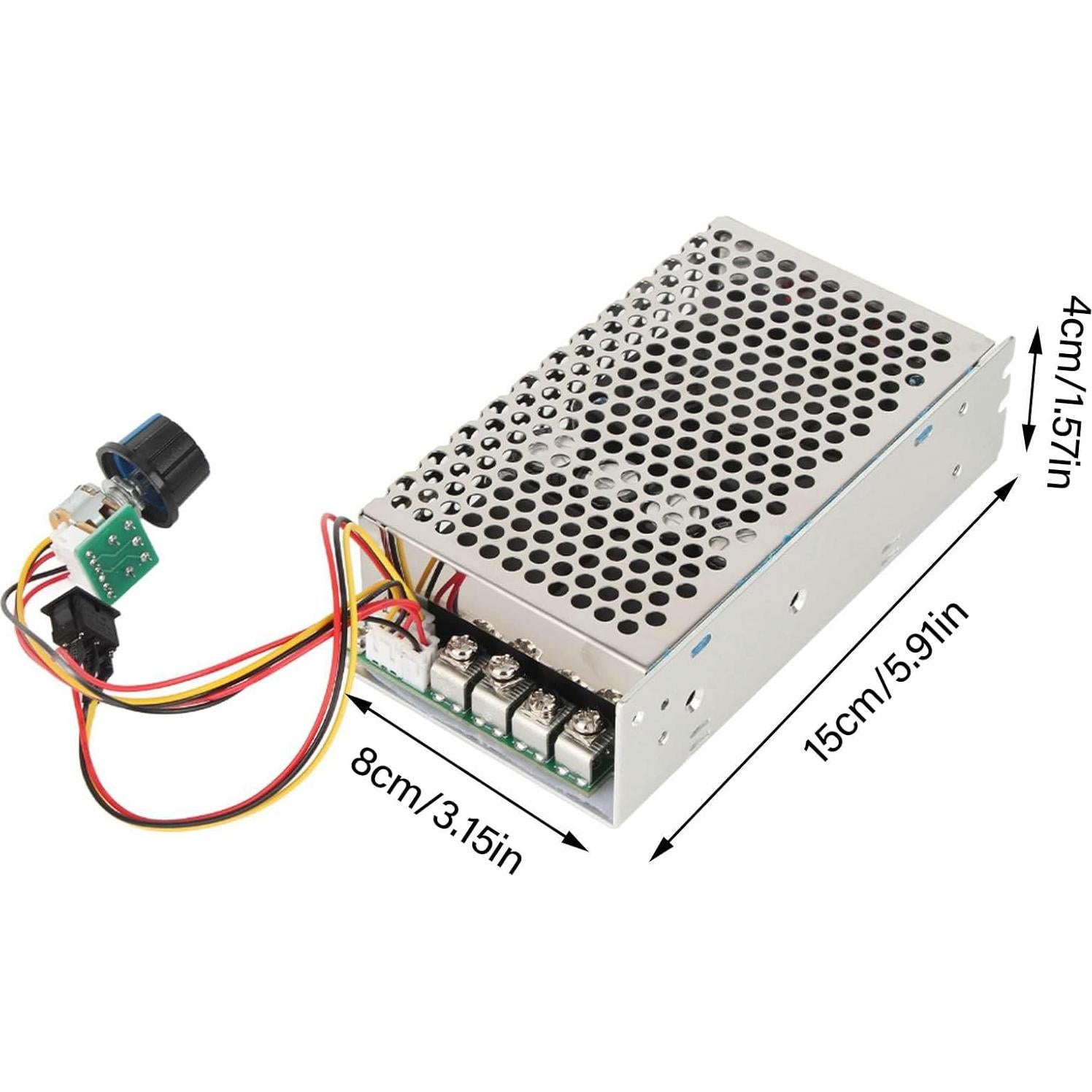 Controlador de Velocidad de Motor DC 10-50V 100A 3000W Walfront