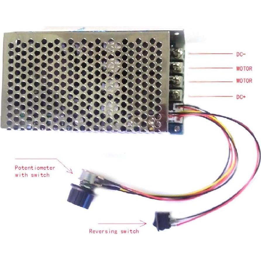 Controlador de Velocidad de Motor DC 10-50V 100A 3000W Walfront