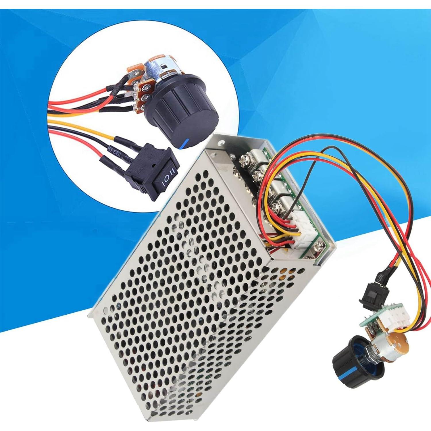 Controlador de Velocidad de Motor DC 10-50V 100A 3000W Walfront